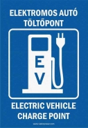 Elektromos aut tltpont jelztbla - Kk