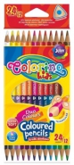 Colorino Duo Colours hromszglet kt vg, sznes ceruza kszlet 12 db-os. 33046 OFL
