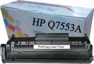 Q7553A HP kompatibilis Prof-Copy utngyrtott lzer toner, fekete