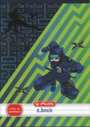 Leckefzet A/5-s vonalas 32 lapos. X.book ninja