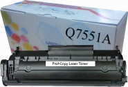 Q7551A HP kompatibilis Prof-Copy utngyrtott lzer toner, fekete