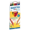 Sznes ceruza kszlet hromszglet Giotto Elios Wood Free 12 db-os