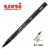 Uni Pin Fineline mszaki tusfilc 0,1 mm-es fekete