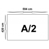 Mszaki rajzlap famentes 170 g.-os A/2-es (DIPA karton) 25 v/csomag