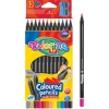 Colorino Kids prmium fekete hromszglet test sznes ceruza kszlet, 12 darabos 55796 OFL