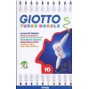 Giotto Turbo Dobble 10 db-os kt vg filctoll kszlet, kerek heggyel.